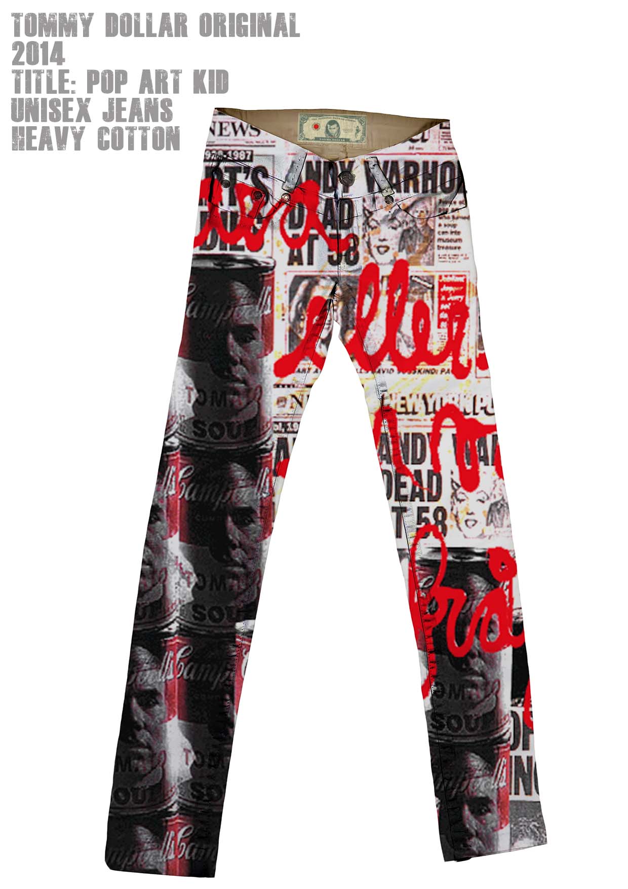 Andy pop art jeans 
