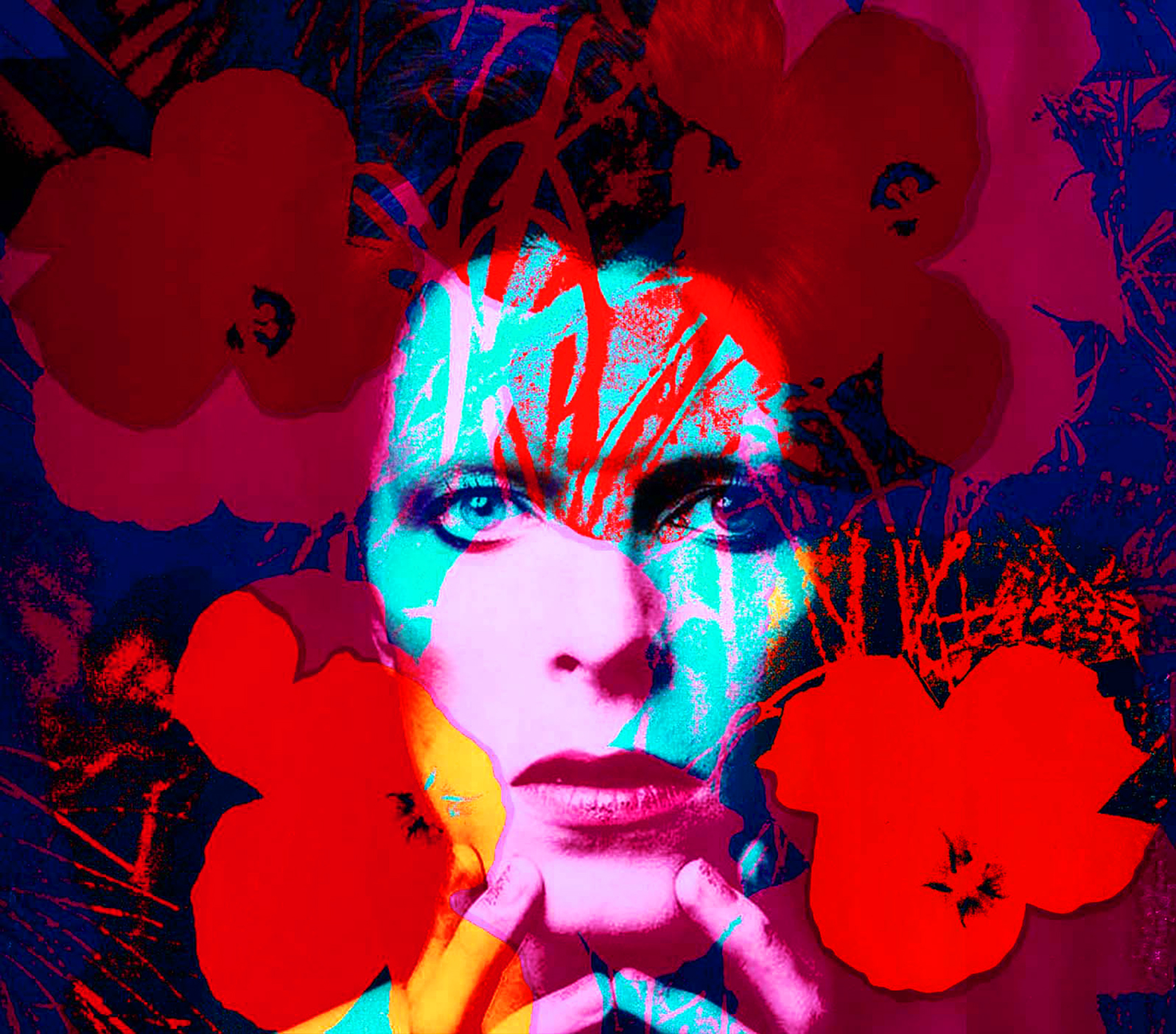 Flower Power Bowie  1